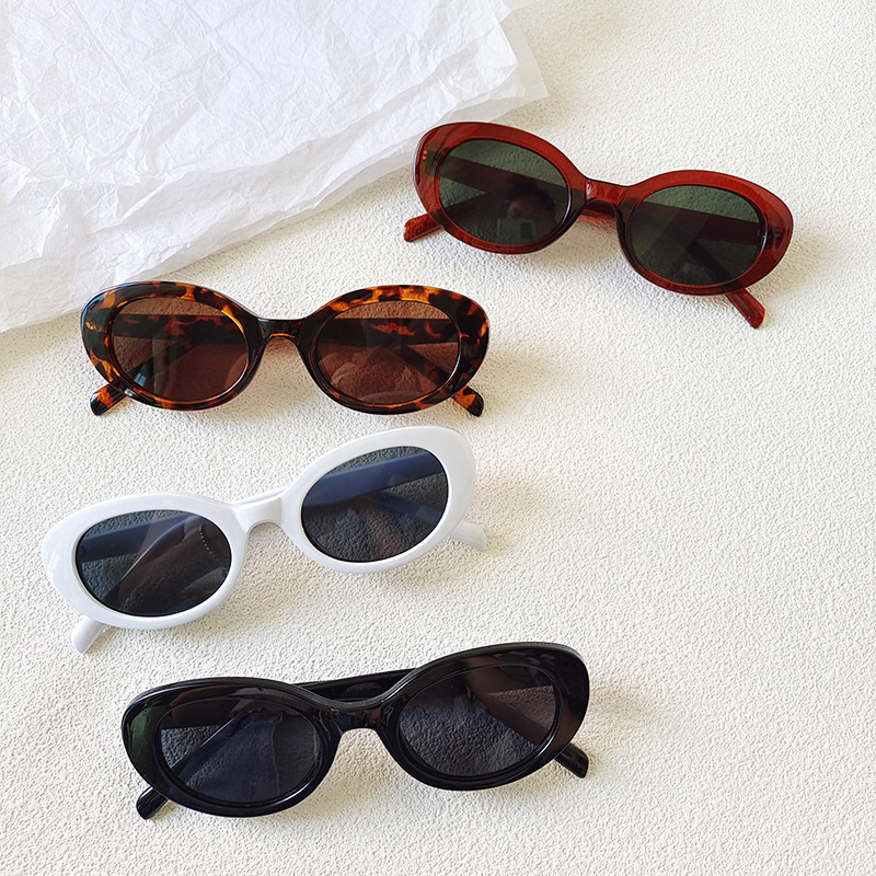 แว่นกันแดดทรงวงรีขนาดเล็กสไตล์ - Vintage Outdoor Fashion บทวิจารณ์และราคา