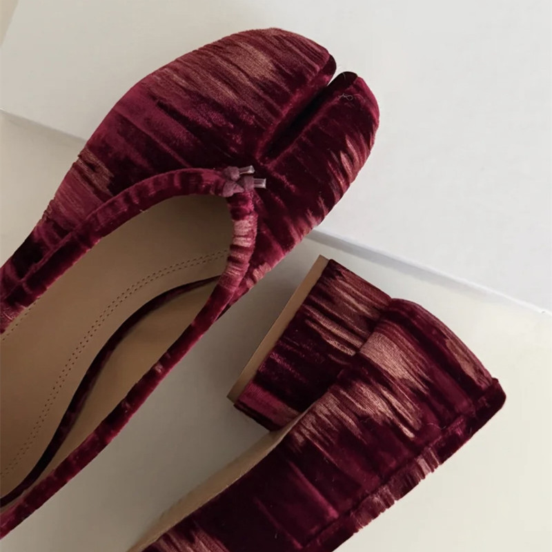 รองเท้าบัลเล่ต์ผู้หญิงแบบสวม ด - Vintage Fashion Online บทวิจารณ์และราคา