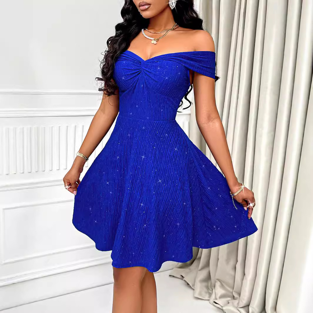 เดรสเซ็กซี่แฟชั่นผู้หญิงสไตล์ว - Vintage Fashion Dresses บทวิจารณ์และราคา