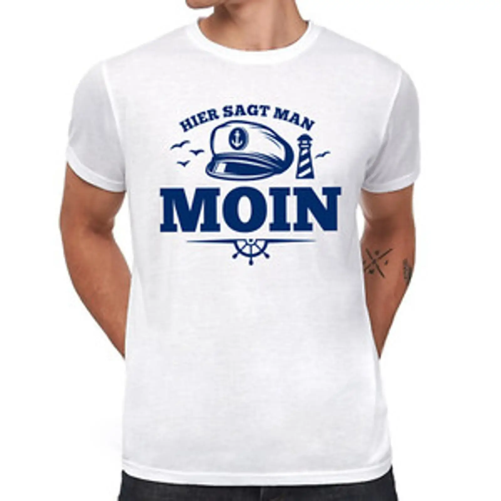 เสื้อยืด Here Sagt Man Moin de - Vintage Fashion Hamburg บทวิจารณ์และราคา