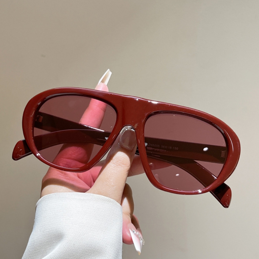 แว่นกันแดดนักบินทรงโอเวอร์ไซส์ - Vintage Fashion Enthusiasts บทวิจารณ์และราคา